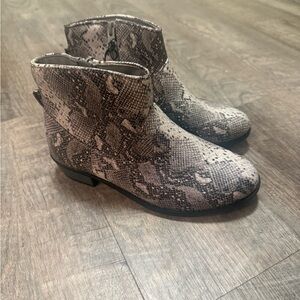 Cat & Jack Snakeskin Ankle Boots
